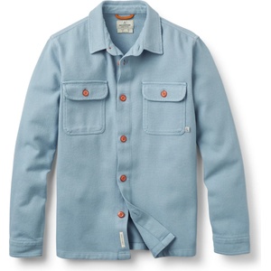 Passenger Мъжка риза с копчета Passenger Island Heavy Twill Shirt - Faded Denim - размер XXL (033-2667-0215)