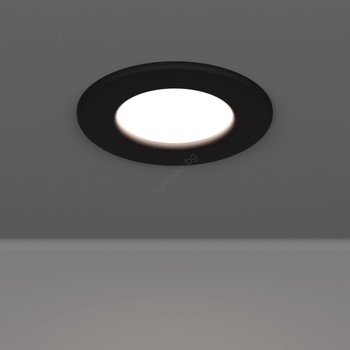 EGLO 901386 - Вградено таванно LED осветително тяло FUEVA LED/3, 7 W/230 V Ø 8, 8 см черно (EG901386)