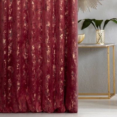 Velvet SAVIA GOLD š.280cm - Bordová