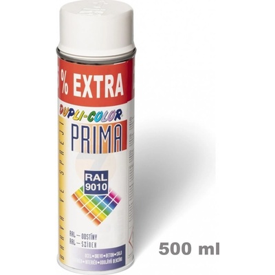 Dupli Color Prima RAL 9010 biela mat Spray 500 ml