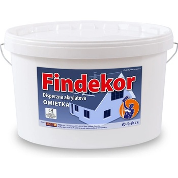 Findekor – omietka akrylátová ryhovaná 25 kg 1 mm