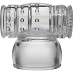 Doc Johnson Kink Power Wand Attachment Cock Stroker Transparent