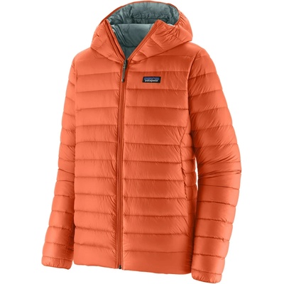 Patagonia Мъжко пухено яке Patagonia Down Sweater Hoody Down jacket - Coal Orange - размер XXL (004-4532-2616)