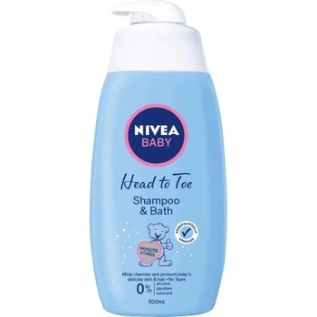 Nivea Нежен шампоан за коса и тяло Nivea Baby, 500 ml (1675490)