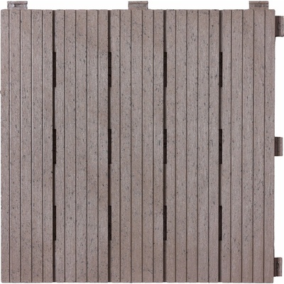 Multy home Gumová dlaždice COSMOPOLITAN 30 x 30 cm hnědá dub 1 ks