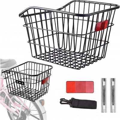 Zadný kovový na bicykel Gearox s popruhom a odrazkou