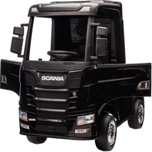 Tomido Elektrický kamión Scania 500R 4x45W 2x12V 7AH černá metalíza