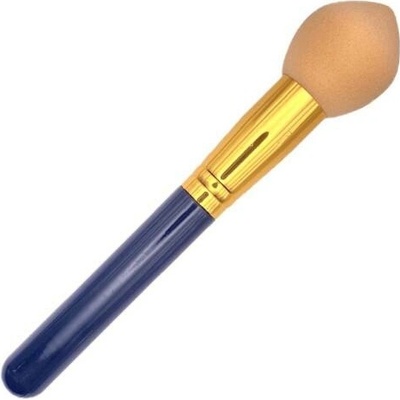 DIVINE cosmetic houbička na make-up s rukojetí 18 cm béžová