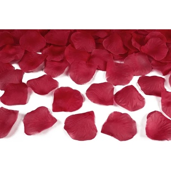 PartyDeco Листенца от рози тъмночервени 100 бр