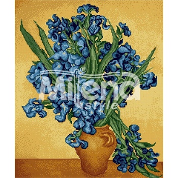 Milena Style Ириси от Ван Гог - гоблен със схема конци dmc 1: 1