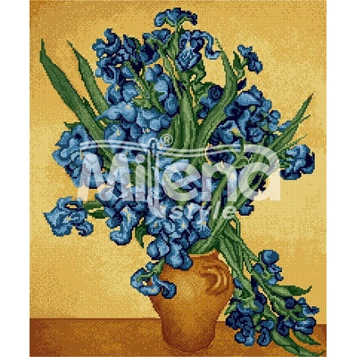 Milena Style Ириси от Ван Гог - гоблен със схема конци dmc 1: 1