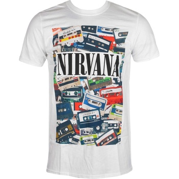 ROCK OFF Мъжка тениска Nirvana - Cassettes- ROCK OFF - NIRVTS10MW