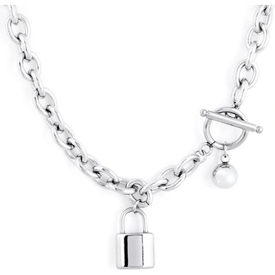 Ellami Řetízek z chirurgické oceli+přívěsek, zámek 3001203