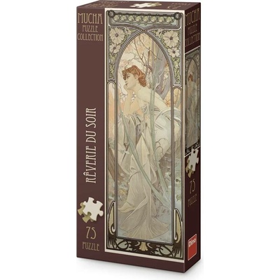 Dino Vertikální Alfons Mucha Snění večera 75 dílků