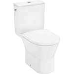 Hansgrohe EluPura Original S - Комбинирана тоалетна със седалка SoftClose, задна отпадна вода, AquaChannel Flush, HygieneEffect, странично пълнене, бяла 62040450 (62040450)