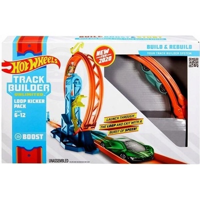 Hot Wheels track builder set pro stavitele Loop Kicker Pack – Zboží Mobilmania