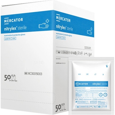 Mercator Medical Nitrilové sterilné diagnostické 1 pár