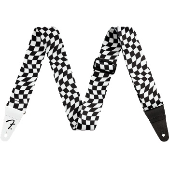 Image 1 of Fender Wavy Checkerboard Poly Strap