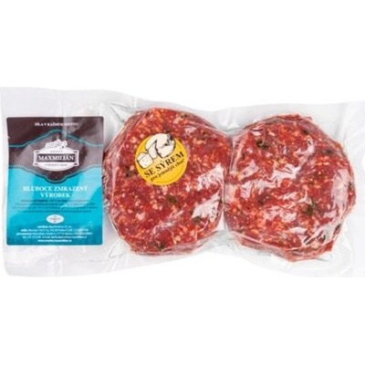 Zvěřinový závod Maxmilián Zvěřinový hamburger se sýrem Gouda, 2x150g