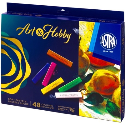Art&Hobby suchý pastel hranatý 48 ks