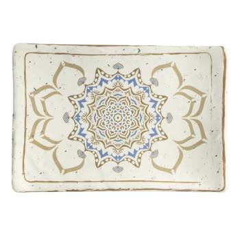 Image 1 of Kulsan KN-TERRA-CASABLANCA-Чиния правоъг. 19x13, 5xh2, 1cm (30019. CW. CАS) (013724)