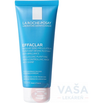 La Roche-Posay Effaclar čistiaca maska pre redukciu kožného mazu a minimalizáciu pórov Paraben Free 100 ml