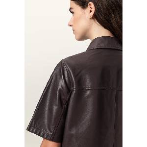 AllSaints рокля от кожа ROCK DRESS (W287DB) - answear - 821,25 лв