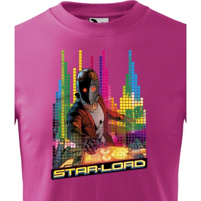 Dětské tričko Star-Lord DJ Purpurová Velikost Canvas Bezvatriko.cz 2340