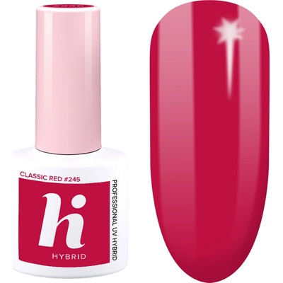 Hi Hybrid Date 245 CLASSIC RED Hybridní lak na nehty 5 ml