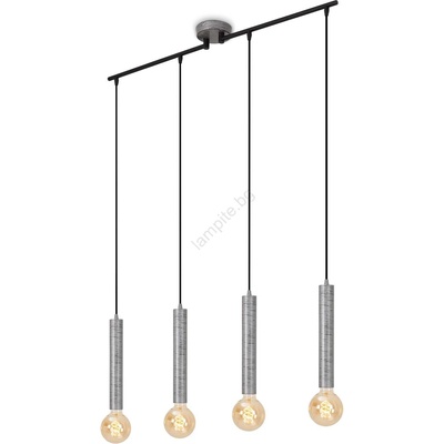 Briloner - Пендел LONGA 4xE27/60W/230V сребрист (BL1343)