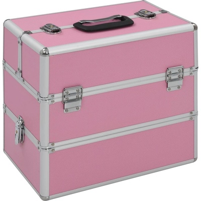 ZBXL Kosmetický kufřík 37 x 24 x 35 cm růžový – Zboží Dáma