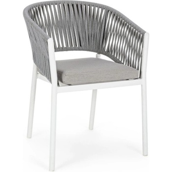 Bizzotto Стол florencia бял wg20 с възглавница (0662801)