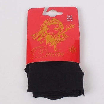 Image 1 of Детски чорапогащник в черно с апликация