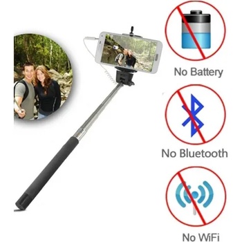 Image 1 of Селфи стик с 3.5 мм жак и телескопична дръжка