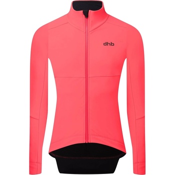Dhb Поларено яке Dhb Men's Aeron Deep Winter 2.0 Thermal Fleece-Backed Windproof Waterproof Softshell Jacket - Pink