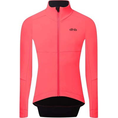 Dhb Поларено яке Dhb Men's Aeron Deep Winter 2.0 Thermal Fleece-Backed Windproof Waterproof Softshell Jacket - Pink