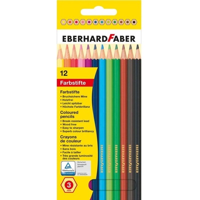 Eberhard Faber Цветни моливи, 12 цвята (1015120316)