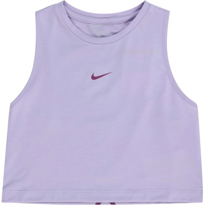 Nike Спортен топ лилав, размер xs