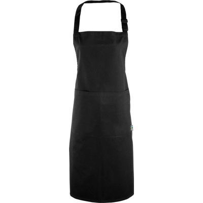 Premier Workwear Pracovní zástěra za krk z biobavlny PR112 Black 60x84cm