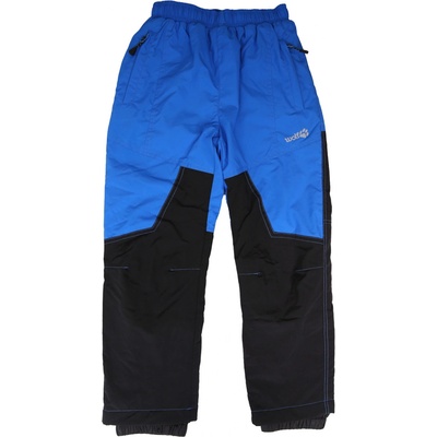 Wolf Chlapecké šusťákové kalhoty zateplené modrá černá Modrá