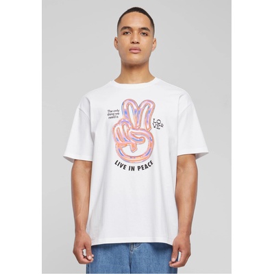 Mister Tee Овърсайз тениска Live in Peace Oversize Tee white XSUB-MT2418-00220 - Черен, размер M