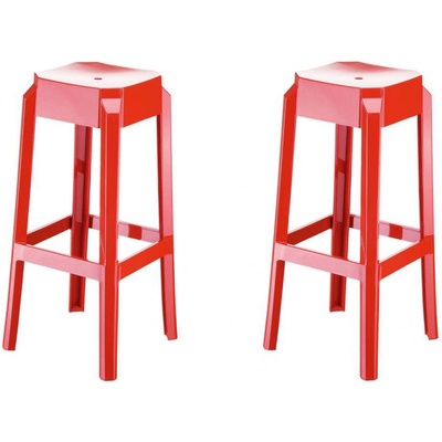 Design-Shop FOX Červená 2 ks