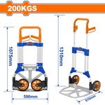 WADFOW Сгъваема транспортна количка wadfow, 200 кг (wf wwb9a20) - garden-max