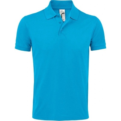 Sol's Prime Men pánske polo tričko modré aqua