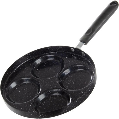 lívanečník GRANITE BLACK 24cm, 4 lívance, nepřilnavý povrch