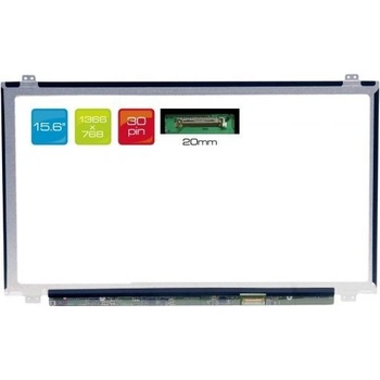 B156XW04 V.8 LCD 15.6" 1366x768 WXGA HD LED 30pin Slim (eDP) display displej lesklý povrch