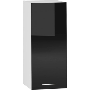 Image 1 of Bogdan Furniture Europe Горен шкаф b 30/72-e20, черен гланц