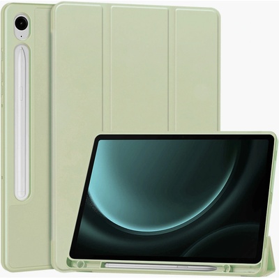 Techsuit Калъф за Samsung Galaxy Tab S9 / S9 FE / S10 FE - Flex Trifold - Matcha Green