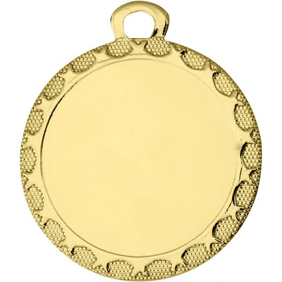 Medaile průměr 32 mm Zlatá