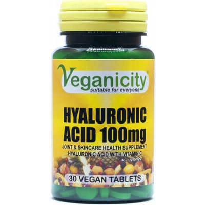 Veganicity Kyselina hyalurónová 100 mg 30 tabliet